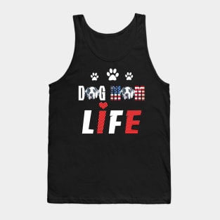 Great Danes Mom Life Patriotic America 4Th Of July Tank Top